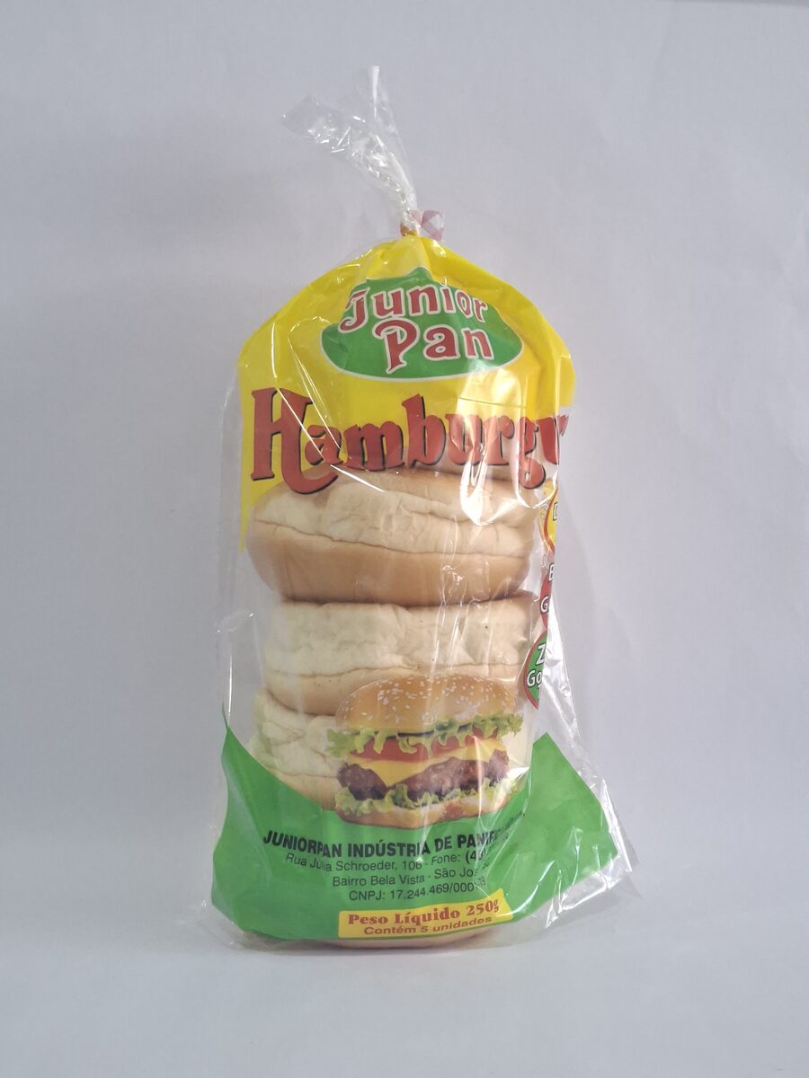 Pão de Hambúrguer Junior Pan 250g · 5 unidades
